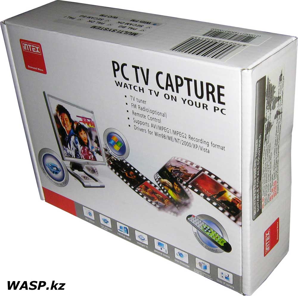 Intex XT-TV PC Capture обзор ТВ-тюнера