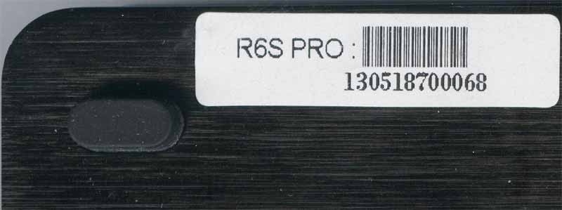 Egreat R6S PRO наклейка на днище медиаплеера