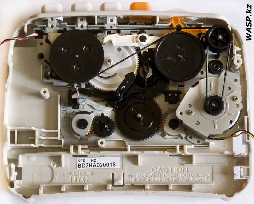 Panasonic RQ-CW05 ремонт аудио плеера compact-cassetta
