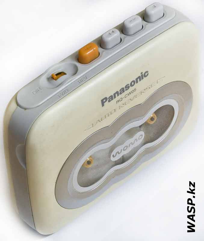 Panasonic RQ-CW05 WOMO обзор плеера аудио кассет