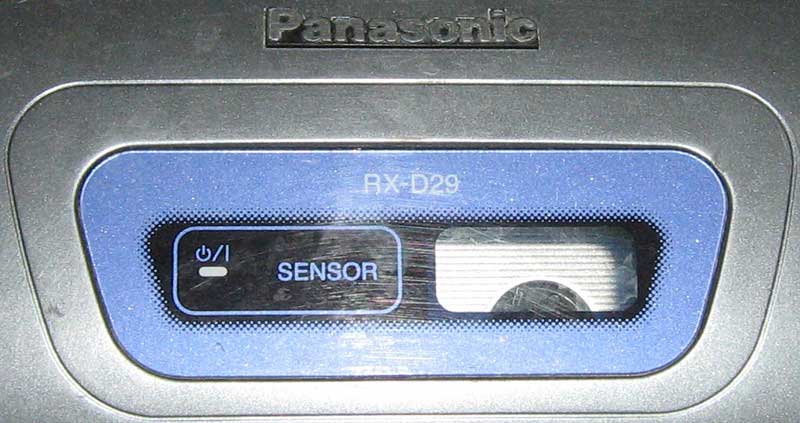 пульт дистанционного управления Panasonic RX-D29