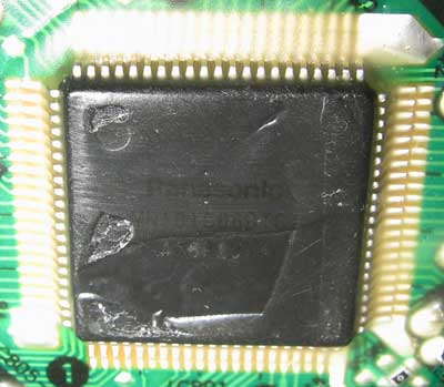 MN101C66DTC1 процессор в магнитолах Панасоник Техникс