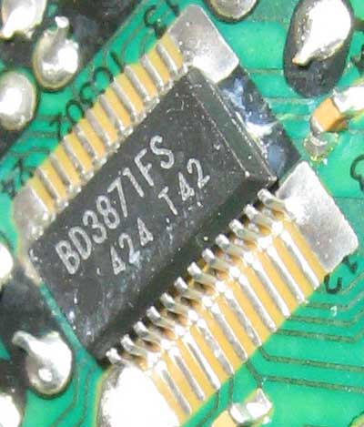 BD3871FS звуковой процессор в усилителе мощности