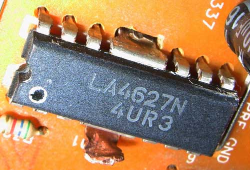 LA4627N двухканальный усилитель мощности магнитолы