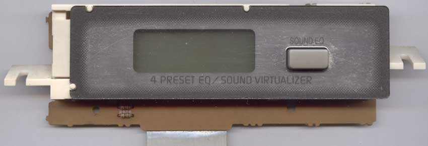 Panasonic RX-D29 отображение информации и эквалайзер