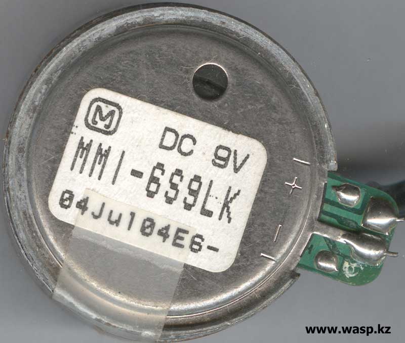 matsushita электродвигатель MMI-6S9LK 9V для магнитофона