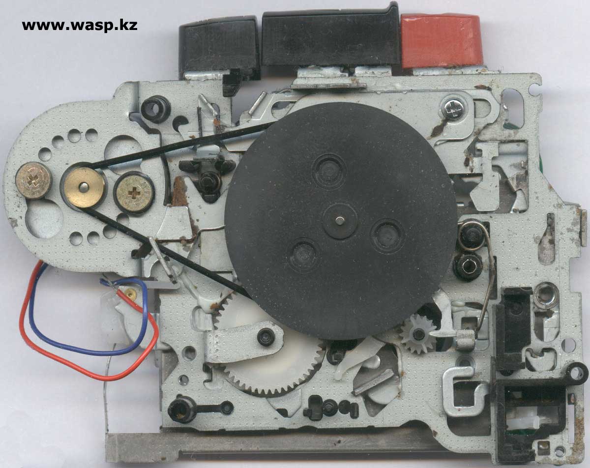 лентопротяжный механизм диктофона Sony M-425 разборка и ремонт
