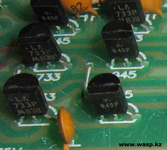 Дифференциальный каскад на транзисторах LA733P и 945P