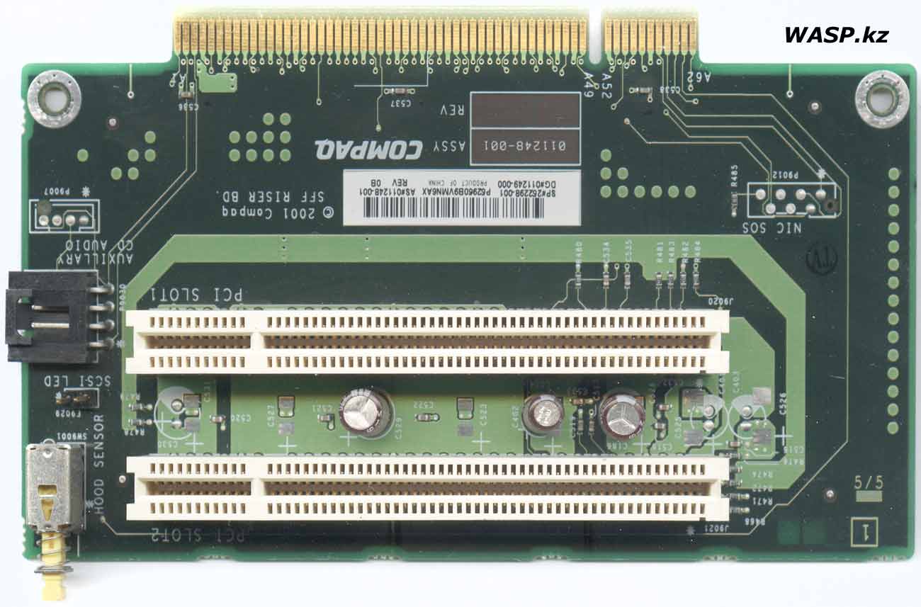 Compaq Evo D500 плата PCI райзера, расширительная