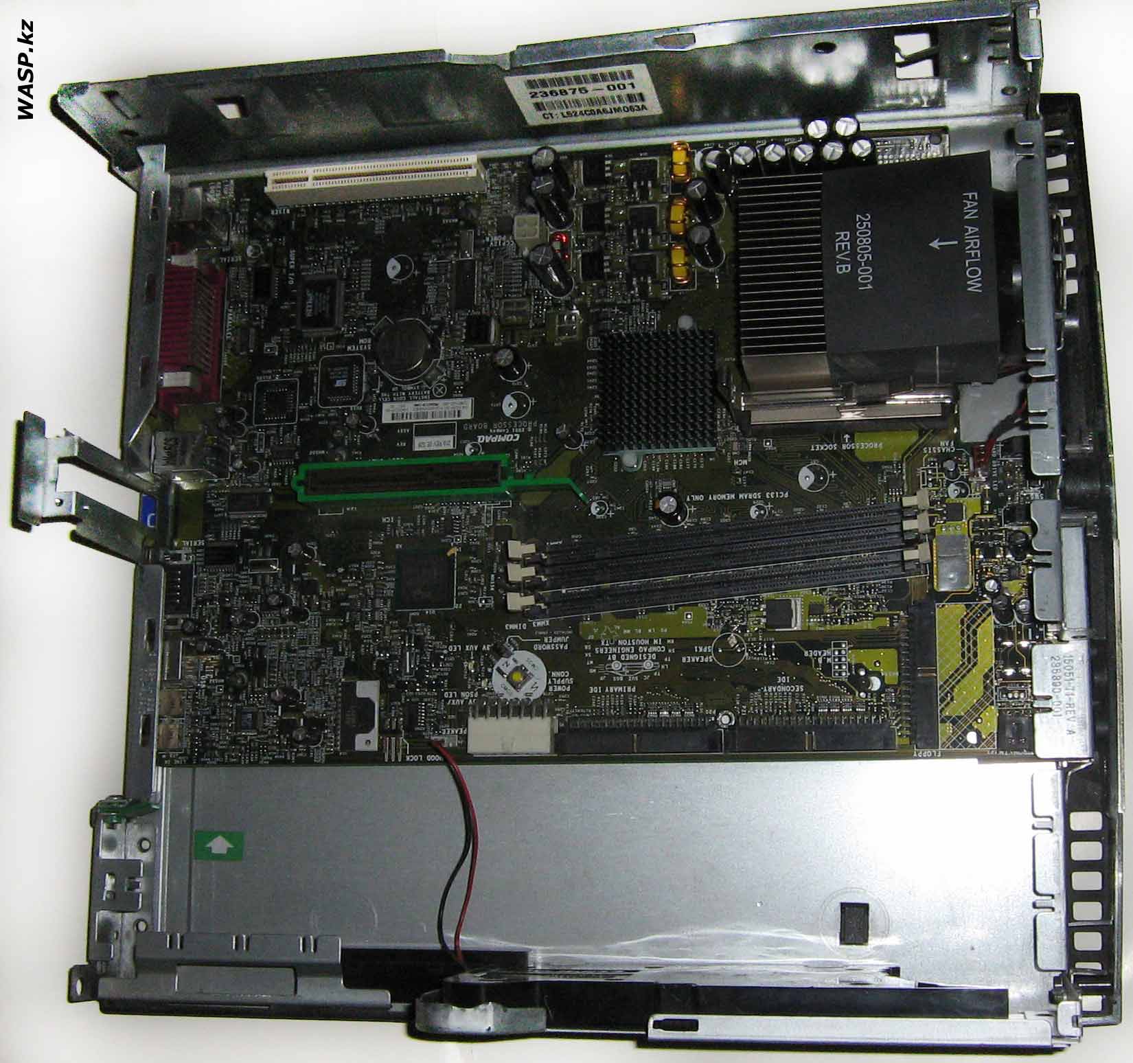 Compaq Evo D500 как разобрать компьютер