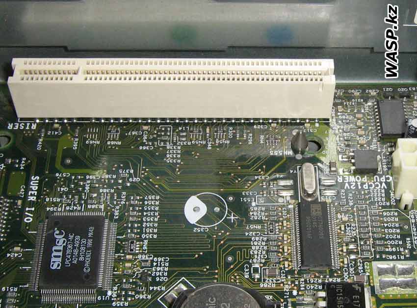 Compaq Evo D500 PCI слот и SMSC LPC47B367-NC