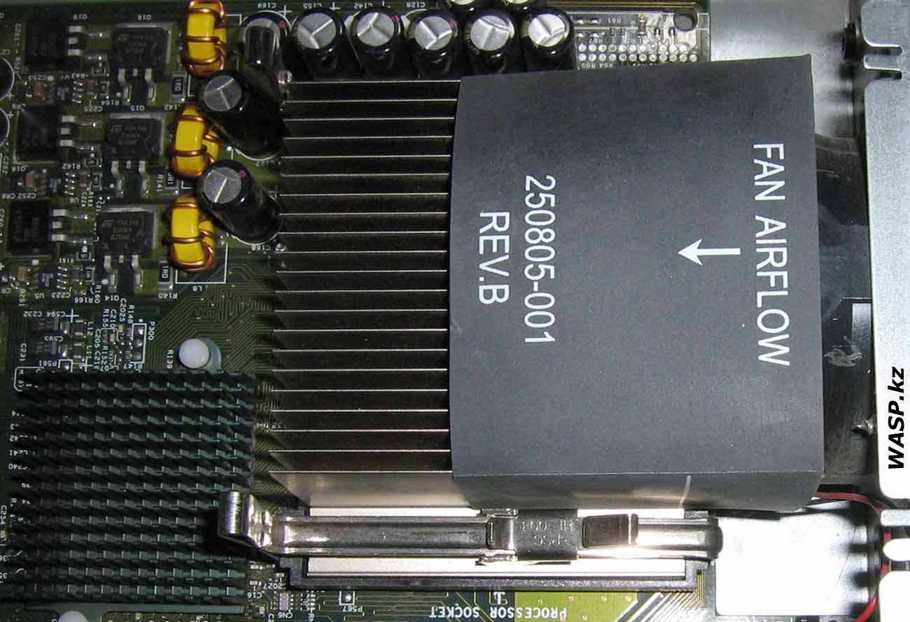 Compaq Evo D500 система охлаждения процессора