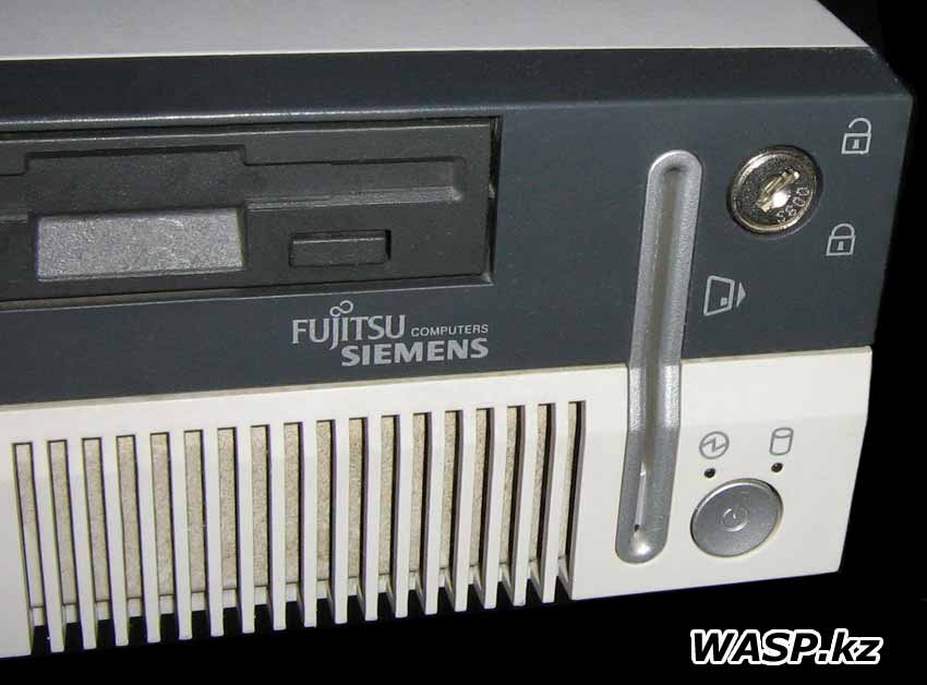 Fujitsu Siemens Scenic E600 слот на передней панели
