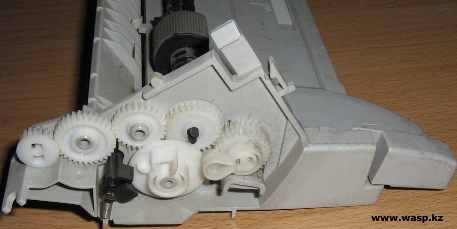 схема механизма Canon S200 передача шестерни