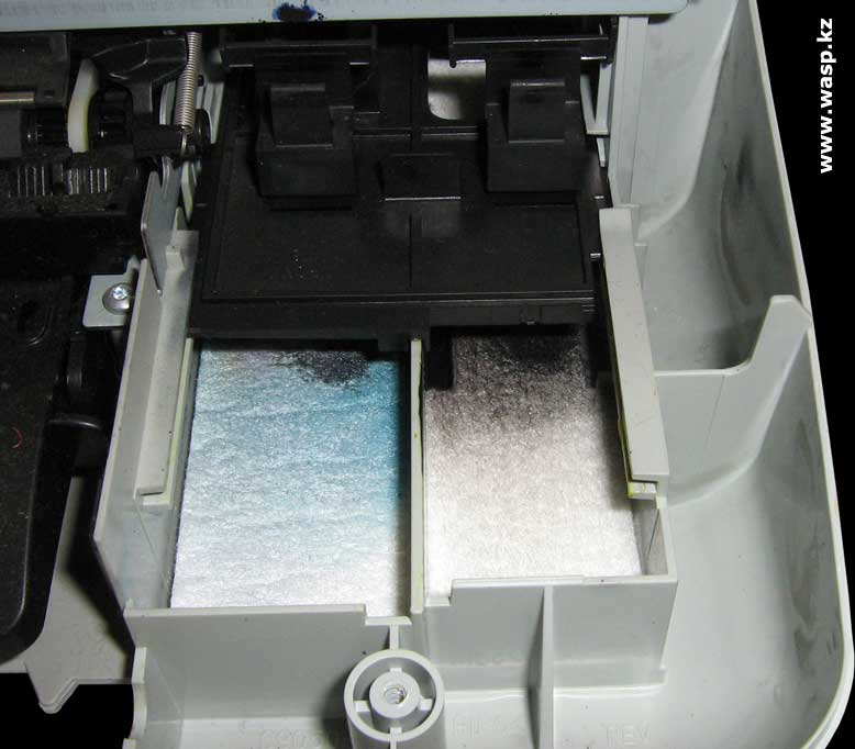 памперс и очистка картриджей в принтере HP DeskJet D1360