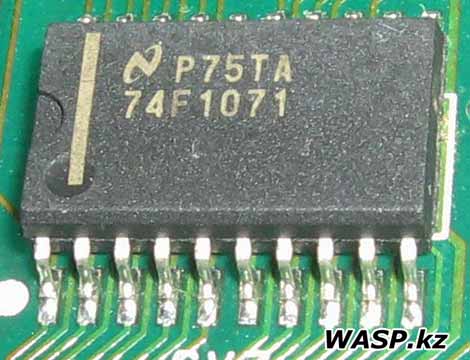 P75TA 74F1071 микросхема на плате принтера