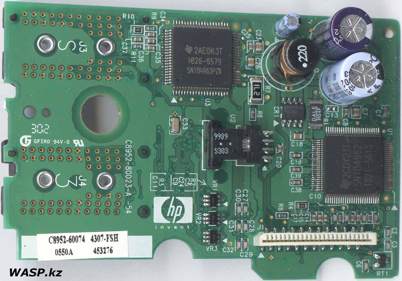 C8952-80023-A -54 схема платы в HP Deskjet 3820