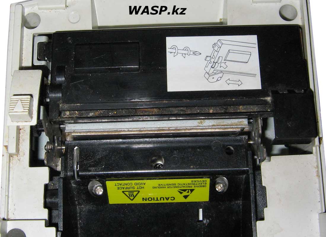 Star TSP600 очистка печатающей головки и замена резака