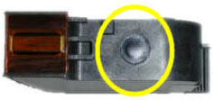 HP Black Ink Cartridge заправочное отверстие