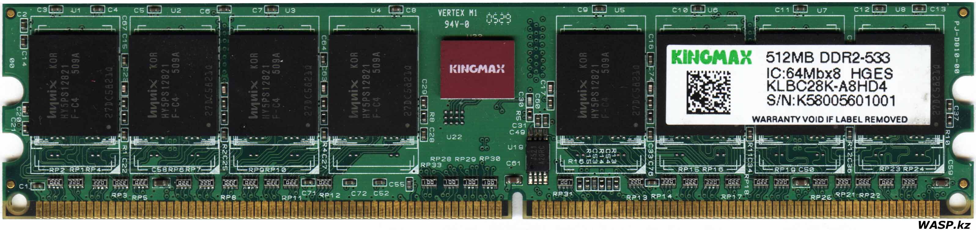 Kingmax KLBC28K-A8HD4 512 Мб память DDR2-533 обзор