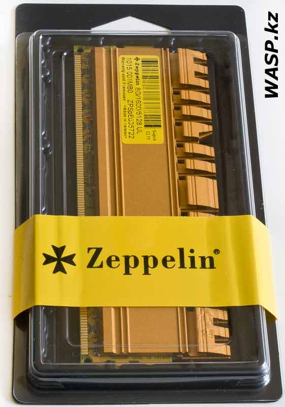 Zeppelin 8G/1600/5128UL Supra полное описание и тесты ОЗУ