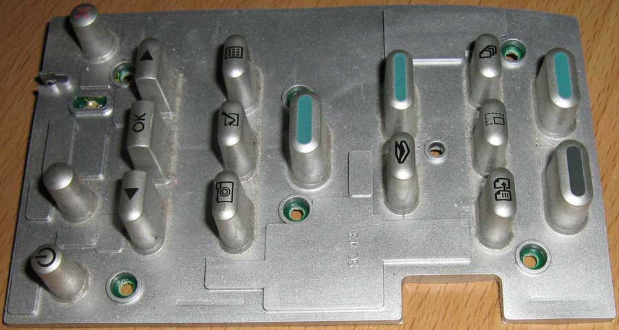 HP PSC1613 резиновые кнопки с нанесенными символами