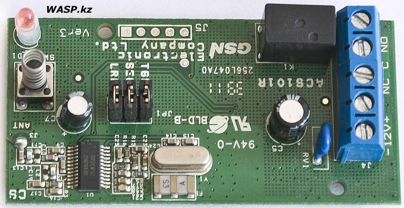 GSN ACS-101R плата электроники на RR2CW10
