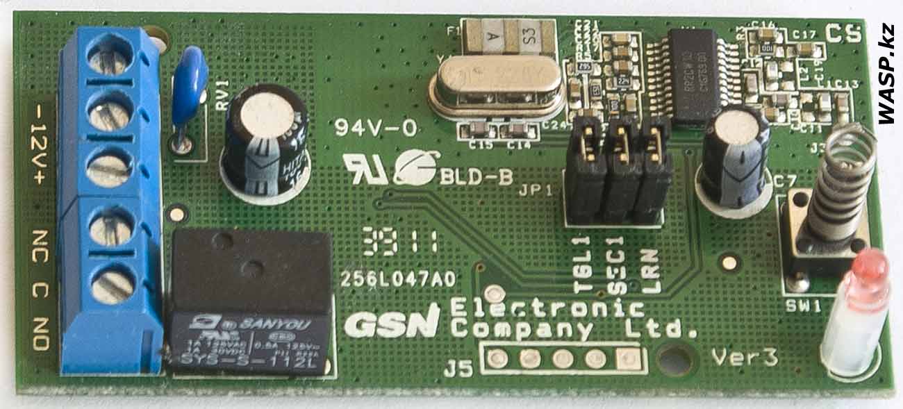 GSN ACS-101R схема тревожной сигнализации