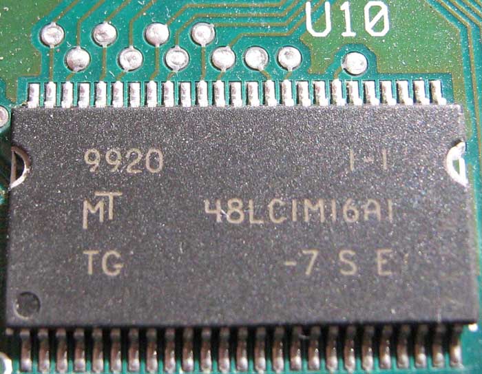 микросхема MT 48LCIMI6A-7SE или так 48LC1MI16A1-7SE