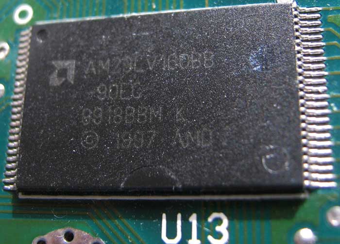 AM29LV160BB-90EC чип флэш-памяти прошивка E9BC