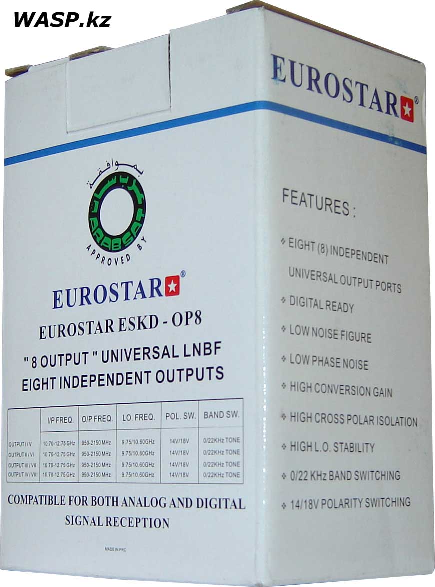 Коробка с конвертером Eurostar ESKD-OP8 обзор