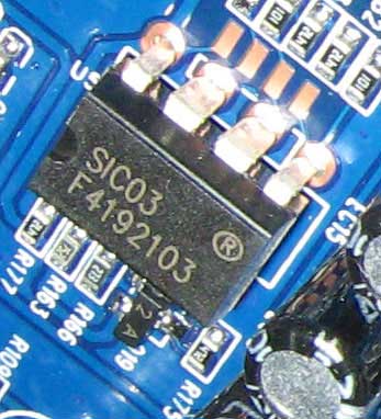 SVEC A8 микросхема SIC03