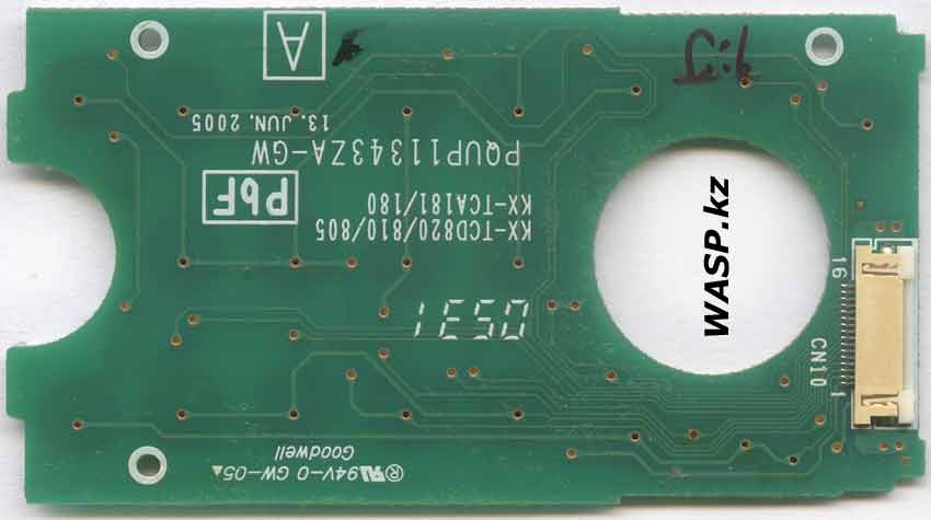 Panasonic KX-TCD850/810/805, KX-TCA181/180
