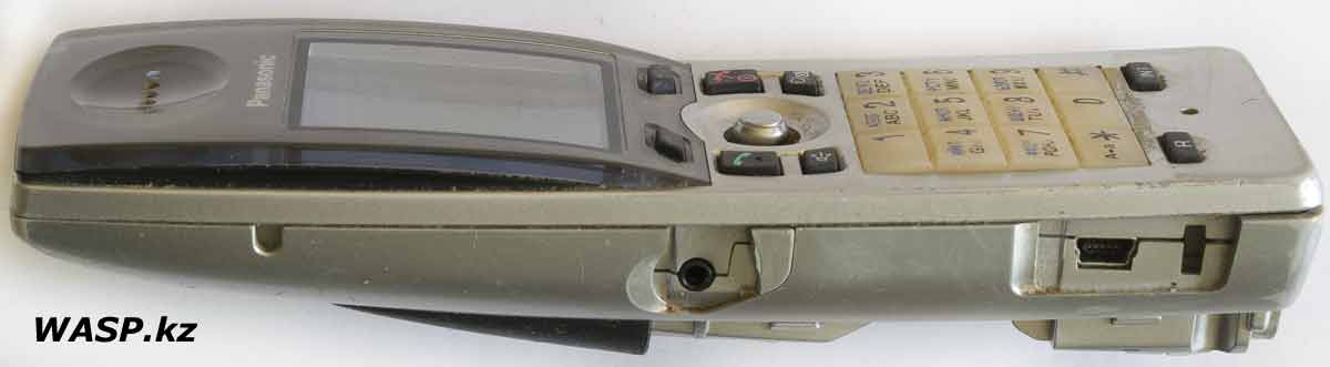 Panasonic KX-TCA181RU разъемы на телефоне
