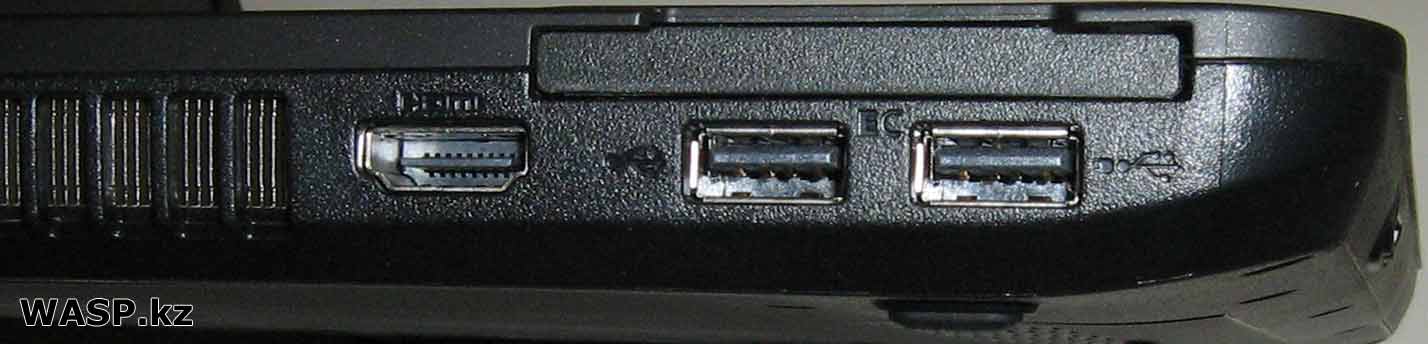 Fujitsu LIFEBOOK AH502 разъемы USB и HDMI