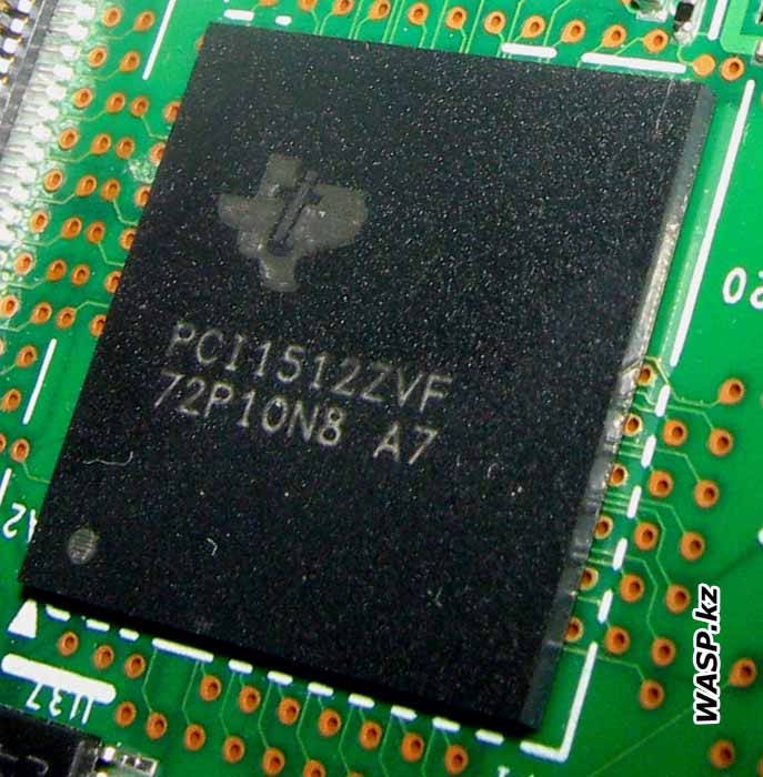 PCI1512ZVF контроллер CardBus в ноутбуке