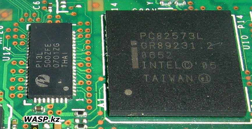 Intel PC82573L GR89231.2 сетевой контроллер и PI3L500ZFE