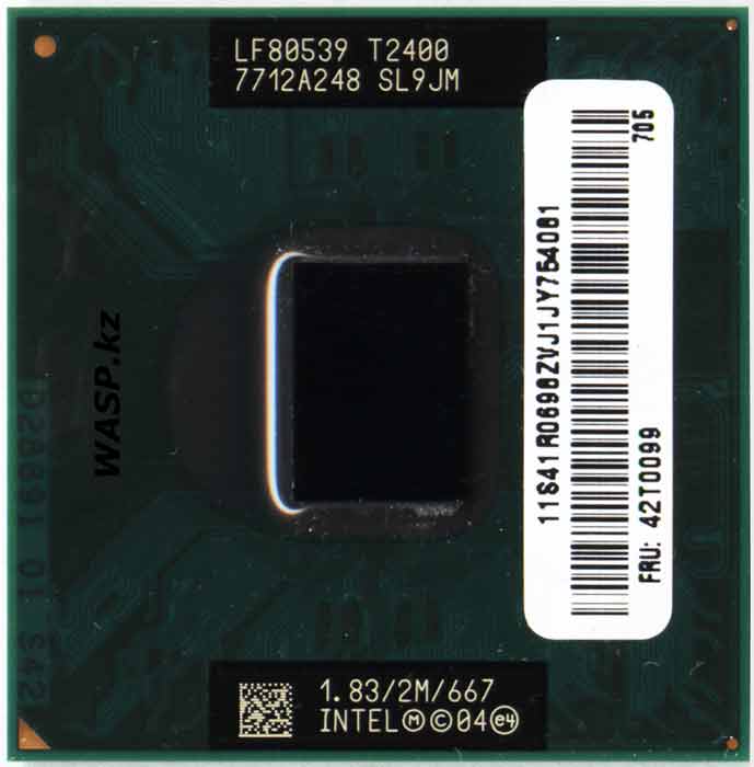 Intel Core Duo T2400 мобильный процессор, описание