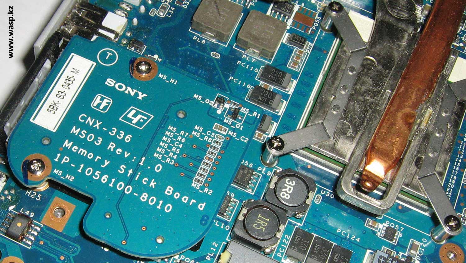 Sony VGN-FS790B картридер CNX-336 схема