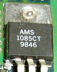 AMS 1085CT мосфет в цепи питания GPU