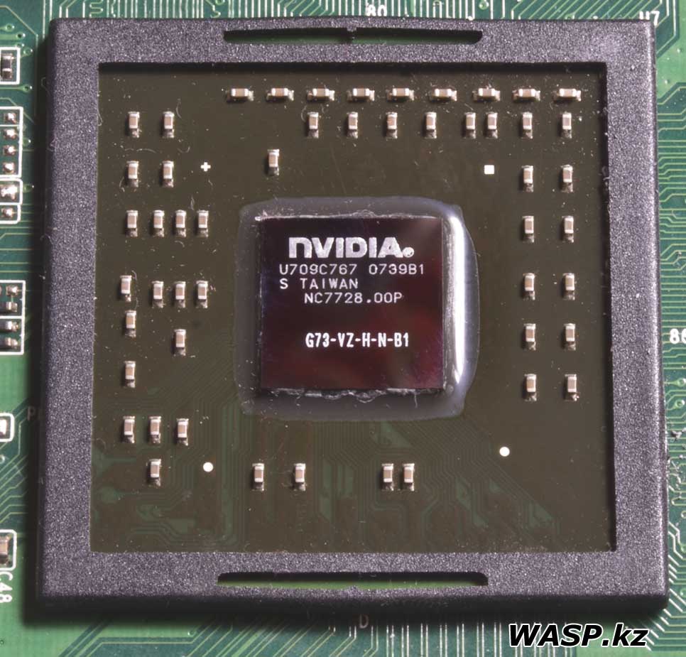 NVIDIA G73-VZ-H-N-B1 GPU GF7300GT видеочип