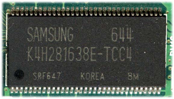 Samsung K4H281638E-TCC4 видеопамять