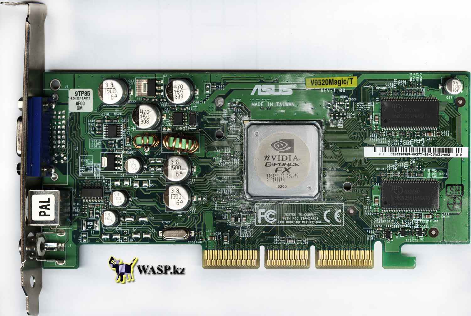 ASUS V9520 Magic/T или GeForce FX 5200 видеокарта