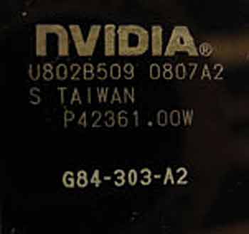 чип NVIDIA G84-303-A2 Colorful GeForce8600GT