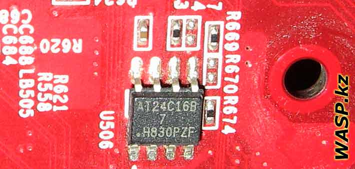 AT24C16B чип памяти SEEPROM на Colorful 9500GTN968H22