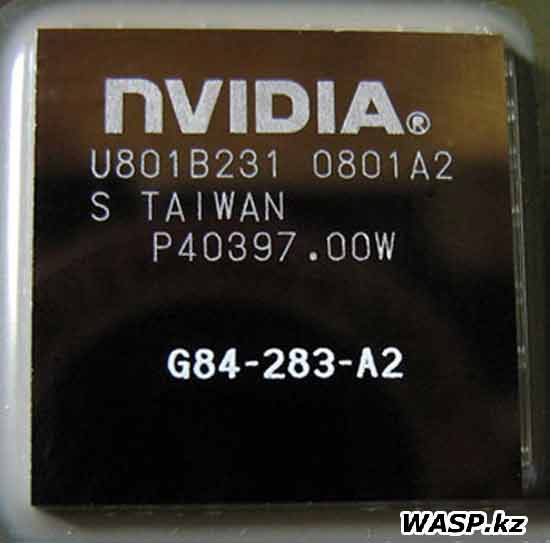 NVIDIA G84-283-A2 кристалл GPU
