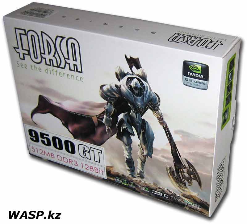 box videocards Forsa GF 9500GT