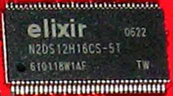 Elixir N2DS12H13CS-5T чип видеопамяти