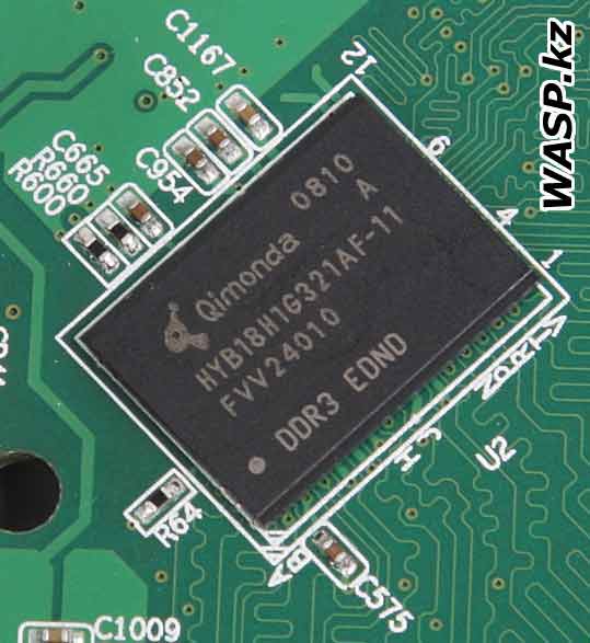 Qimonda HYB18H1G321AF-11 чип памяти видеокарты