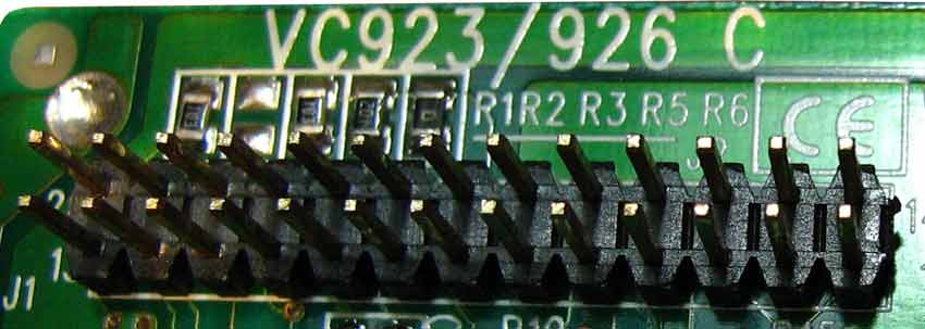VC923 / 926 C маркировка на видеокарте Cirrus Logic CL-GD5446